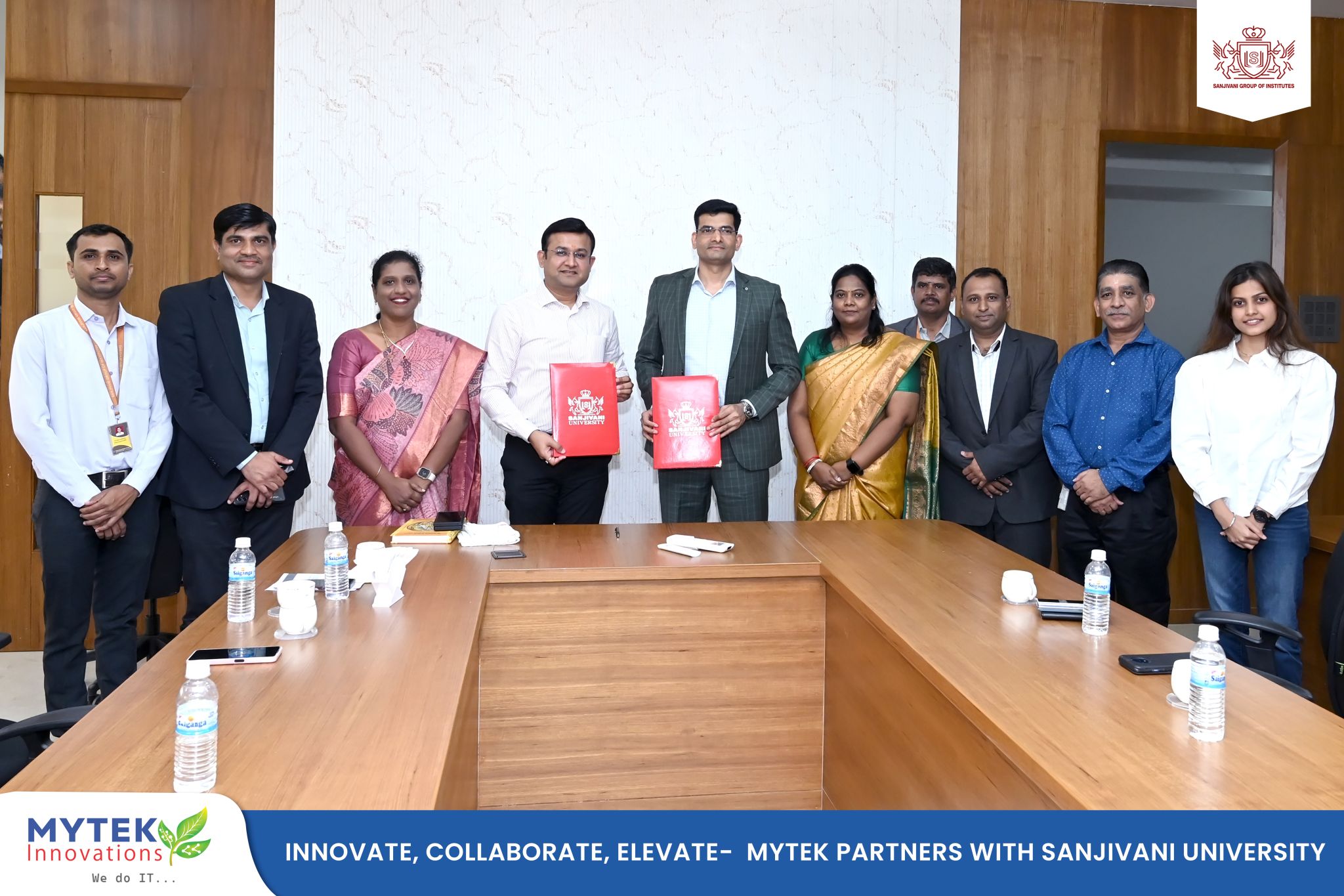 Sanjivani University signed an MOU with MYTEK